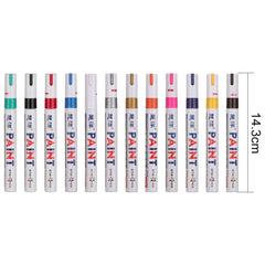 12 Colors Waterproof Car Tyre Tire Tread