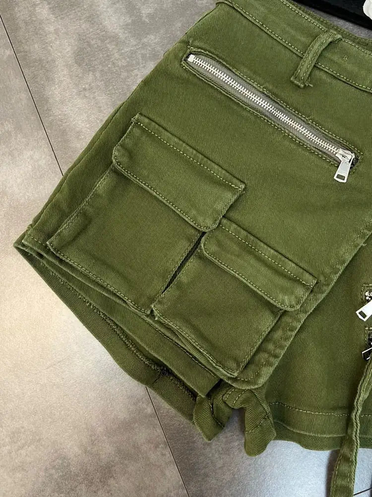 شورت Kyla Denim Utility Cargo