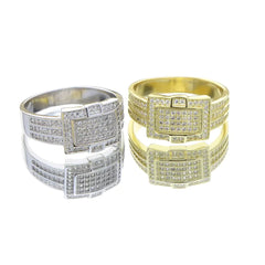 خواتم الزركون المستطيلة