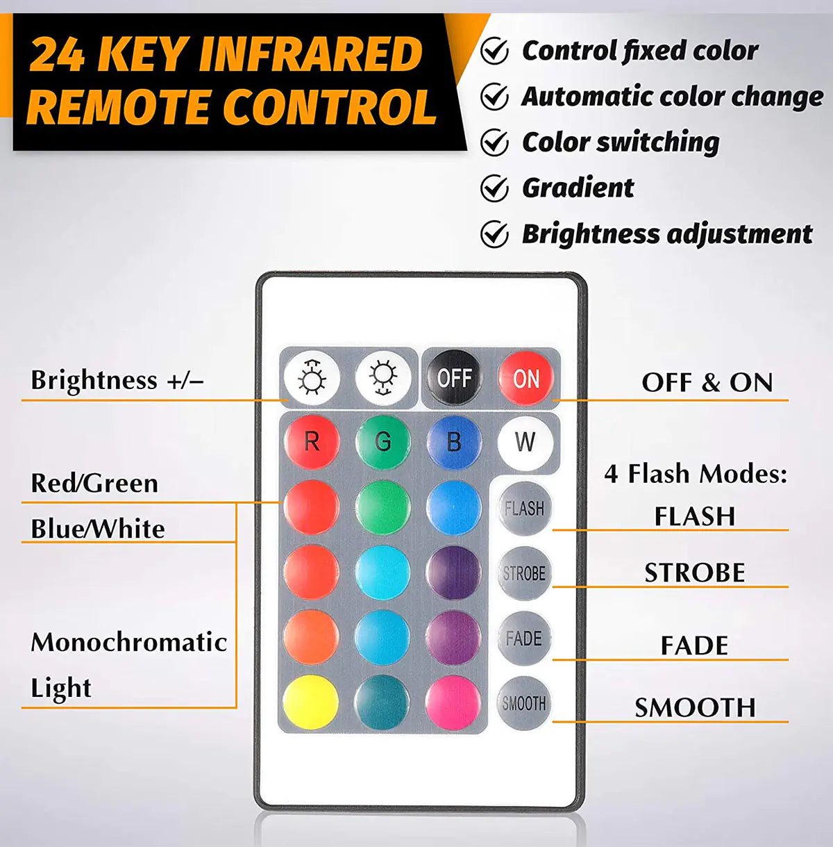 إعداد الألعاب LED ثلاثي الأبعاد بمصباح RGB