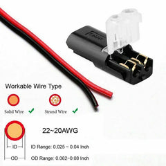 2 Pin Way Plug Car Waterproof Electrical Connector