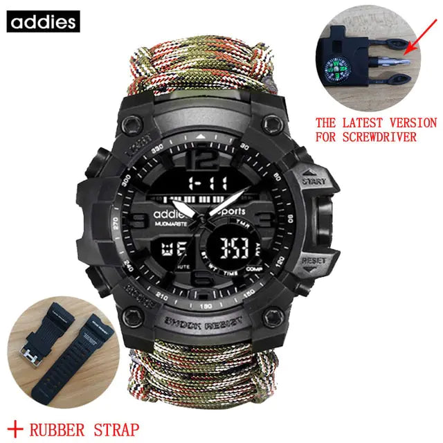 ADDIES Men Military Sports Digital Watches