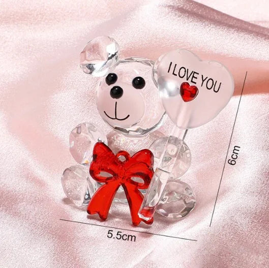 دب تيدي زجاجي