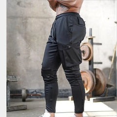 Men's Slim Fit Cotton Joggers: Sport Sweatpants for Running and Bodybuilding