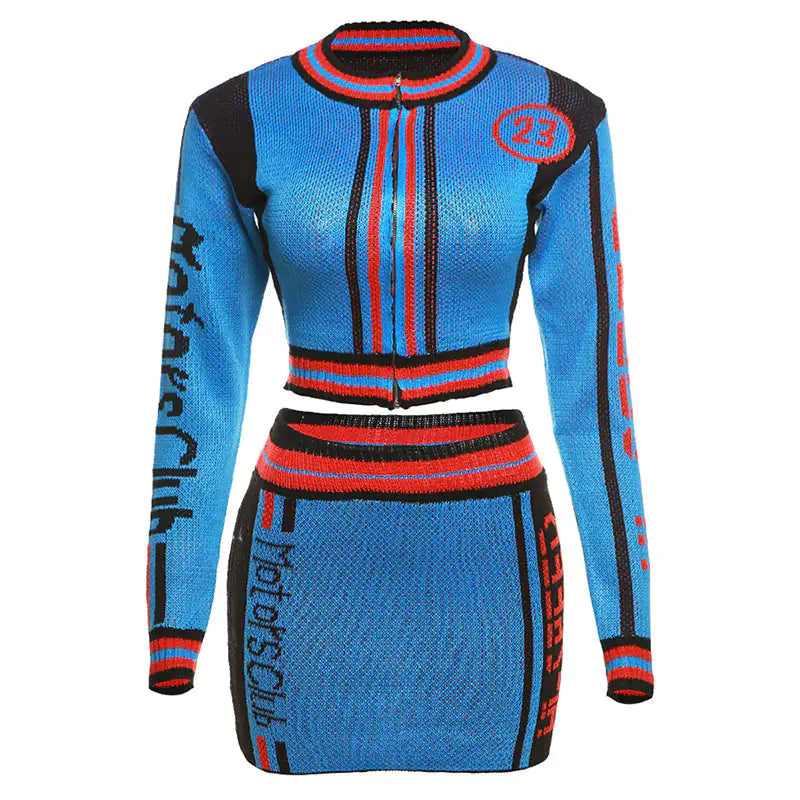 First Day Out Tapestry Mini Skirt Set