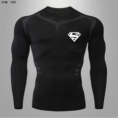 Superman Long Sleeve Compression Shirt