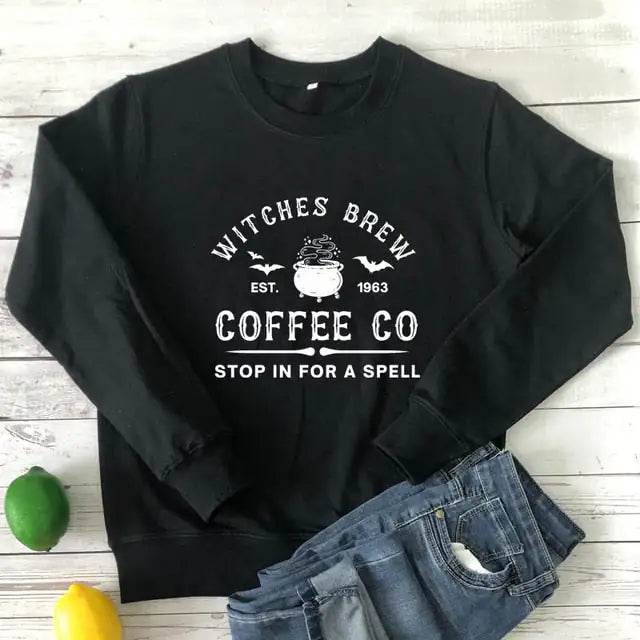 سويت شيرت من شركة Witches Brew Coffee Co
