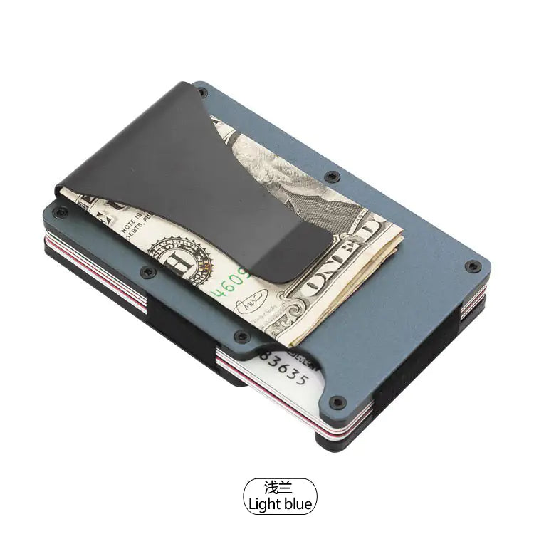 Aluminum alloy carbon fiber credit card box
