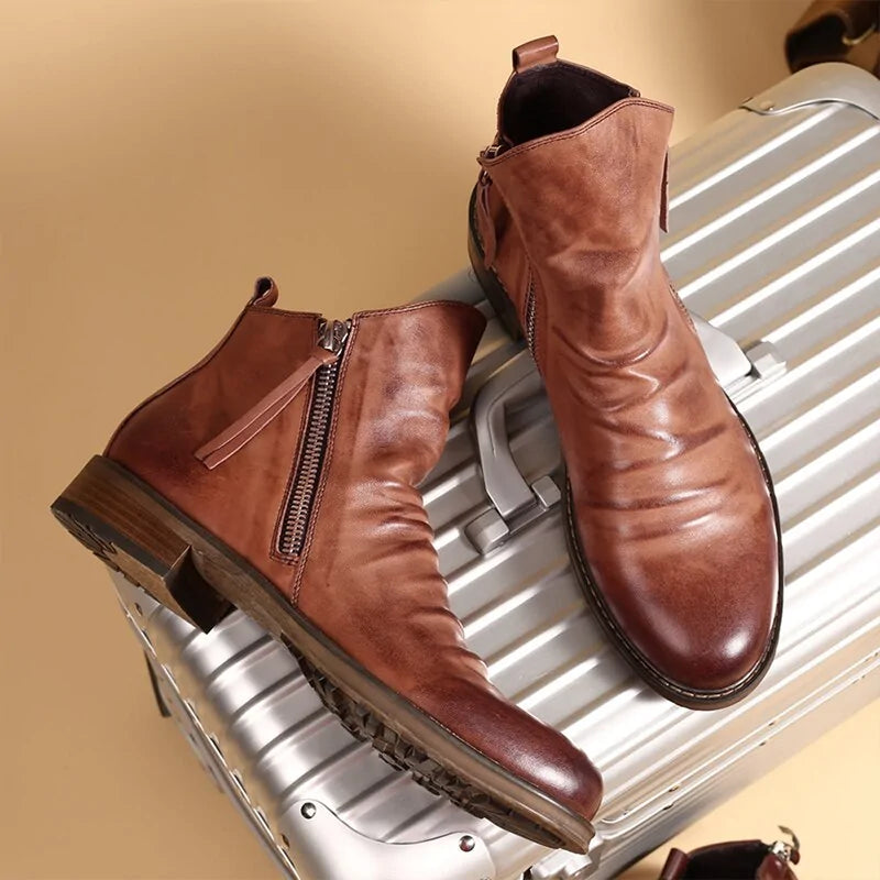 Men's Leather Boots