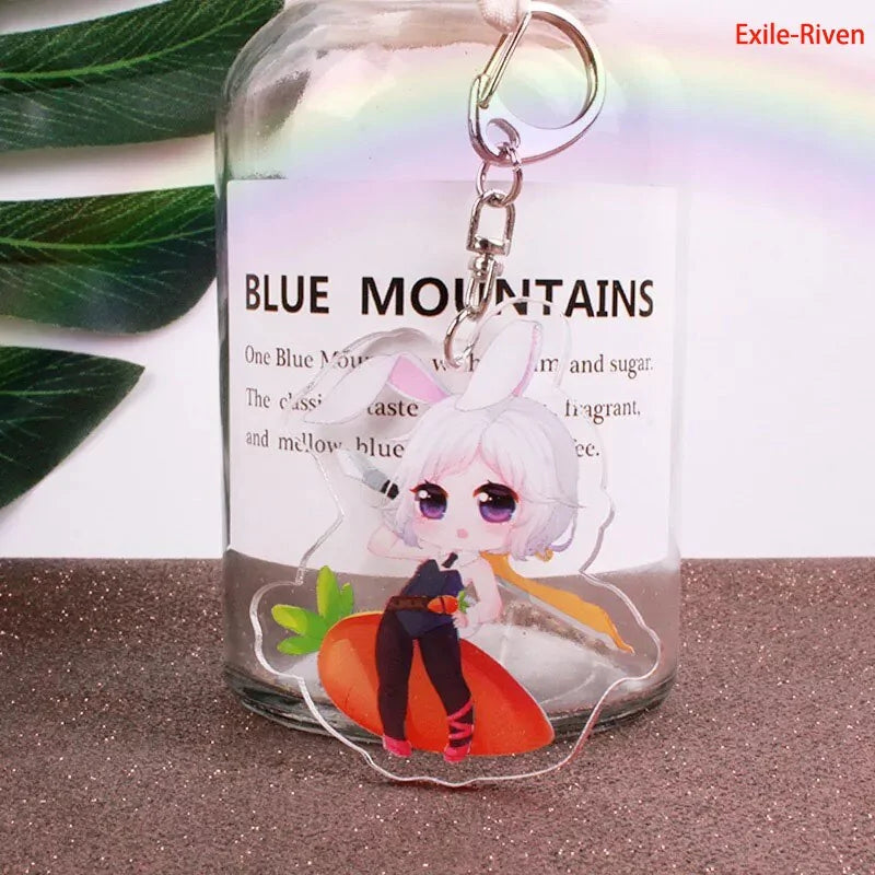 Cute Cartoon LOL Keychain