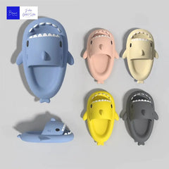 2023 Summer Men Shark Slippers