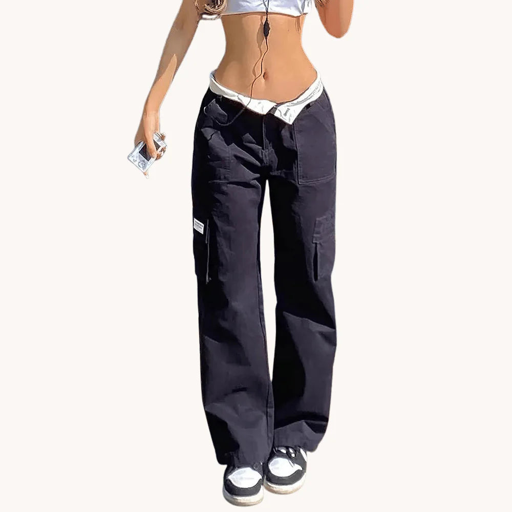 UG Casual Wide Leg Cargo Pants