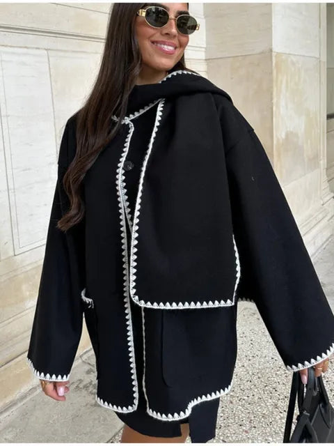 معاطف نسائية سميكة من القطيفة