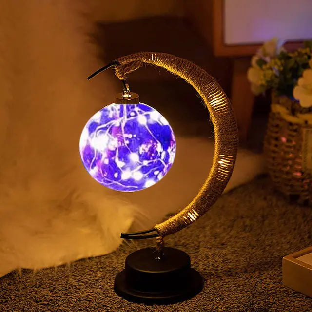مصباح القمر ثلاثي الأبعاد LED