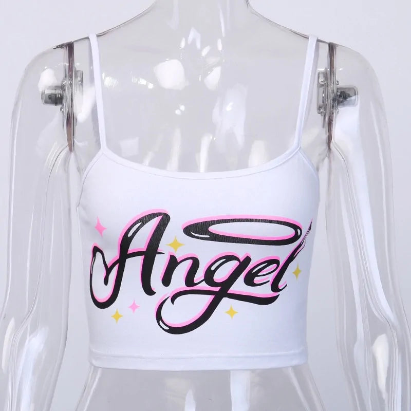 قميص داخلي بدون أكمام بفتحة رقبة على شكل حرف U للنساء