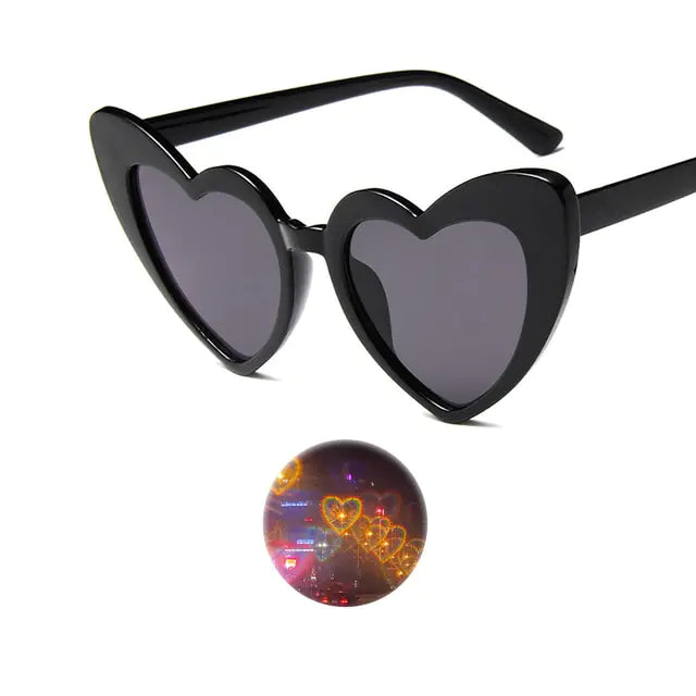 Love Special Effect Heart-shaped Glasses