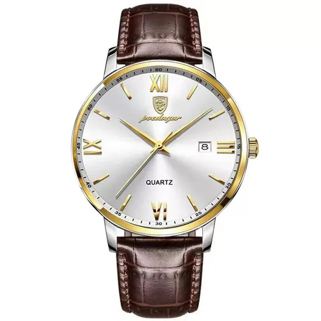 Leather Men Quartz Luxury Watches