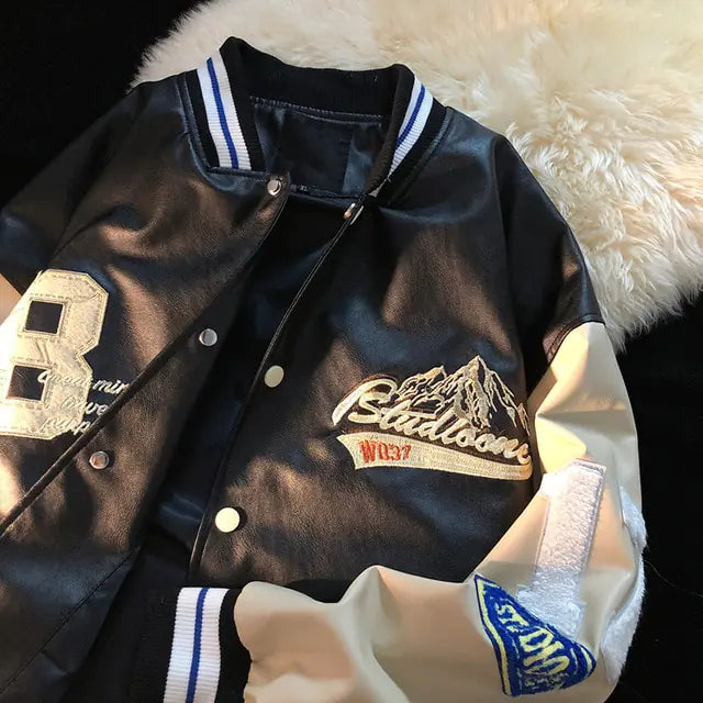 Vintage-Inspired Jackets With Classic Letter Embroidery