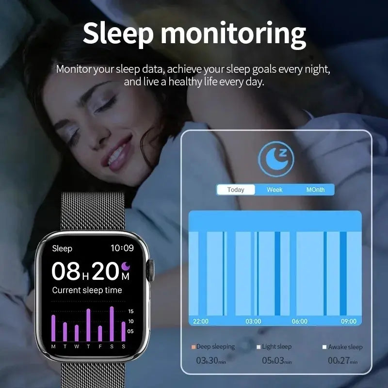 ساعة ذكية رياضية للرجال مزودة بتقنية البلوتوث ونظام تحديد المواقع العالمي (GPS) لمراقبة الصحة