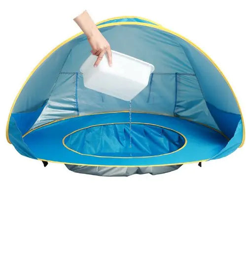 Baby Beach Tent: Easy Fold-Up Waterproof Sun Awning Tent