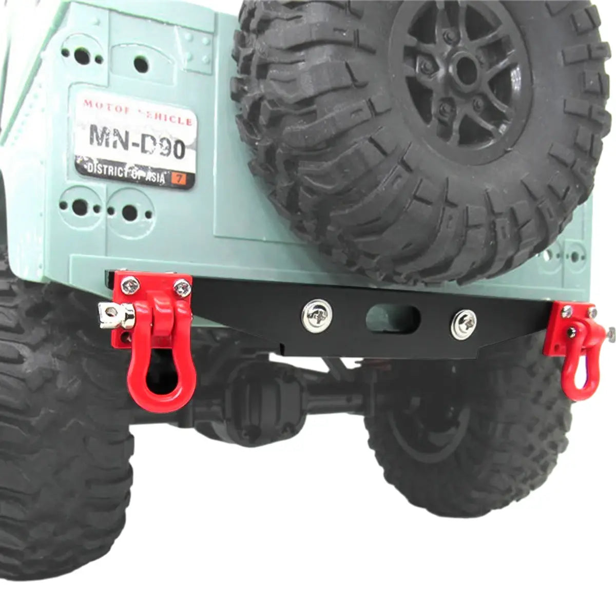 Metal Rear Bumper With Tow Hook