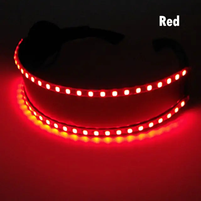 Colorful LED Luminous Glowing Neon Glasses