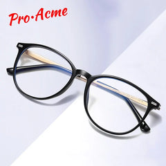 نظارات برو أكمي المستديرة TR90 المضادة للضوء الأزرق: للجنسين PC1541