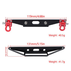 Metal Rear Bumper With Tow Hook