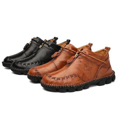 Men Boots Cow Leather