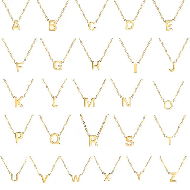 A-Z Initial Minimalist Necklace
