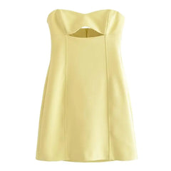 فستان قصير بدون أكمام للنساء من Streetwear