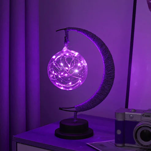 مصباح القمر ثلاثي الأبعاد LED