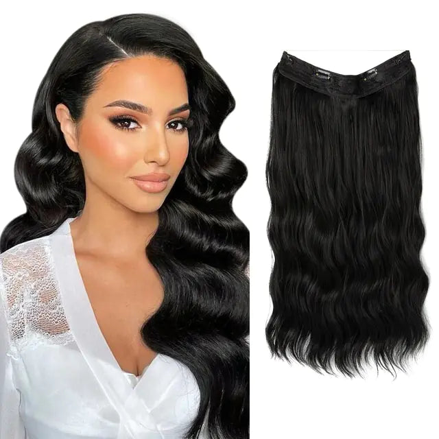 SARLA Synthetic Wave Clip-in Hair Extensions