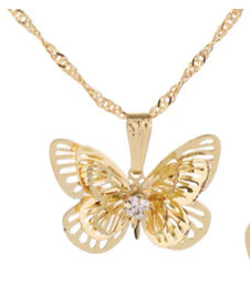 Butterfly Necklaces Statement Pendants