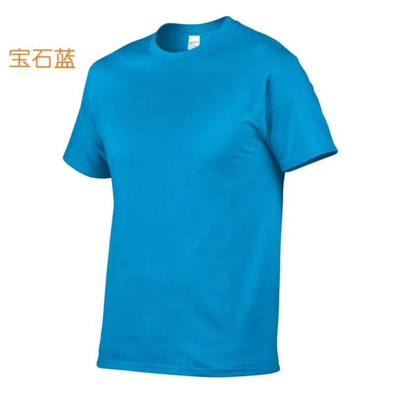 Solid Color Men's / Women Plain T-Shirt