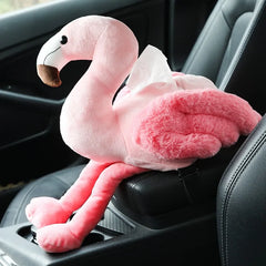 Pink Flamingo Tissue Box