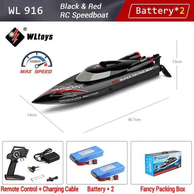قارب سباق WL916 RC من WLtoys