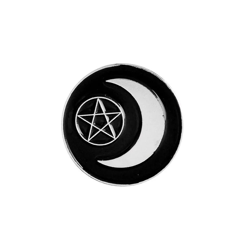 Black Moon Pins Badges