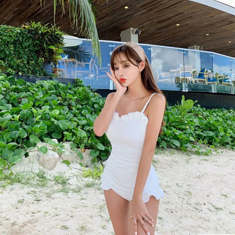 Korea Style One Piece Swimsuit