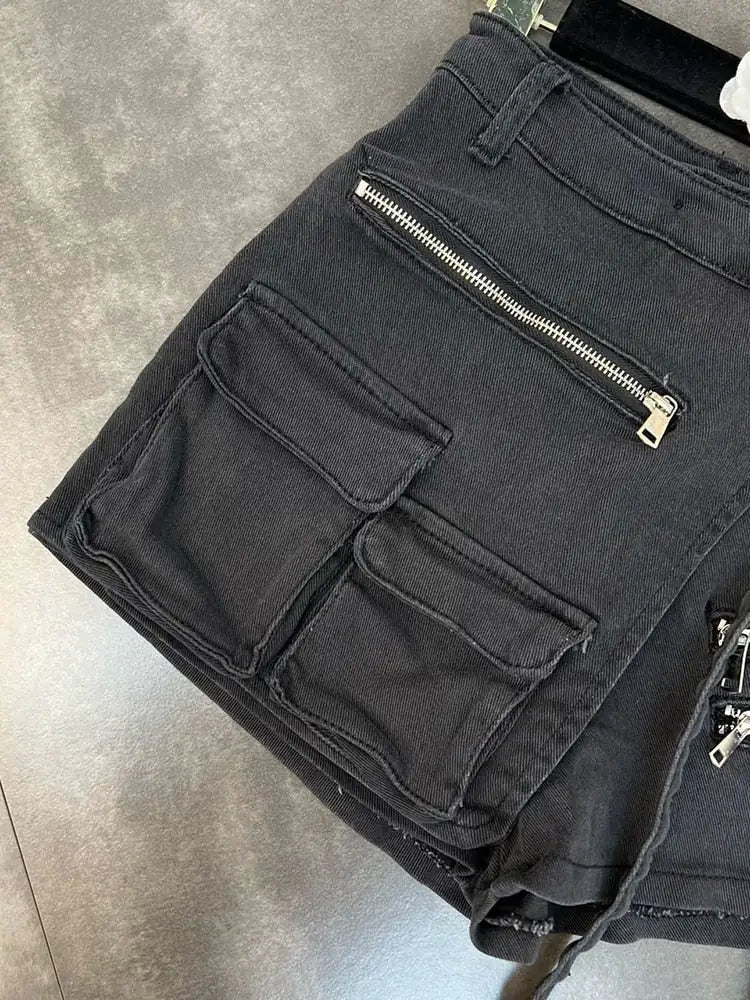 شورت Kyla Denim Utility Cargo