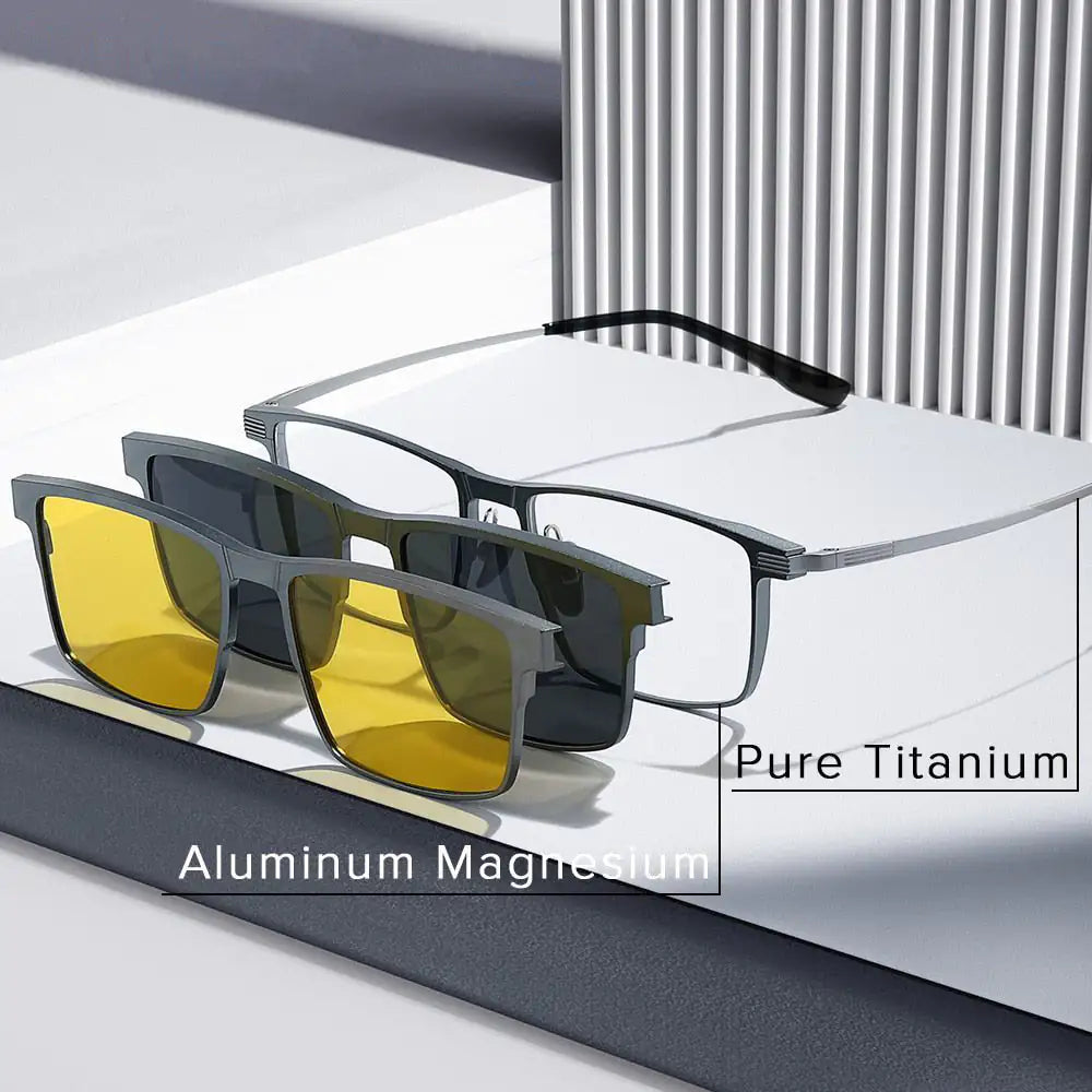 Glasses For Men Pure Titanium Frame