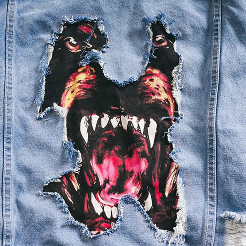 Dog Patch Denim Jacket