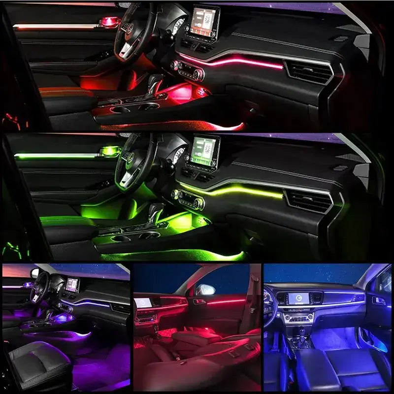 Multi-Functional Car Interior RGB Atmosphere Lights