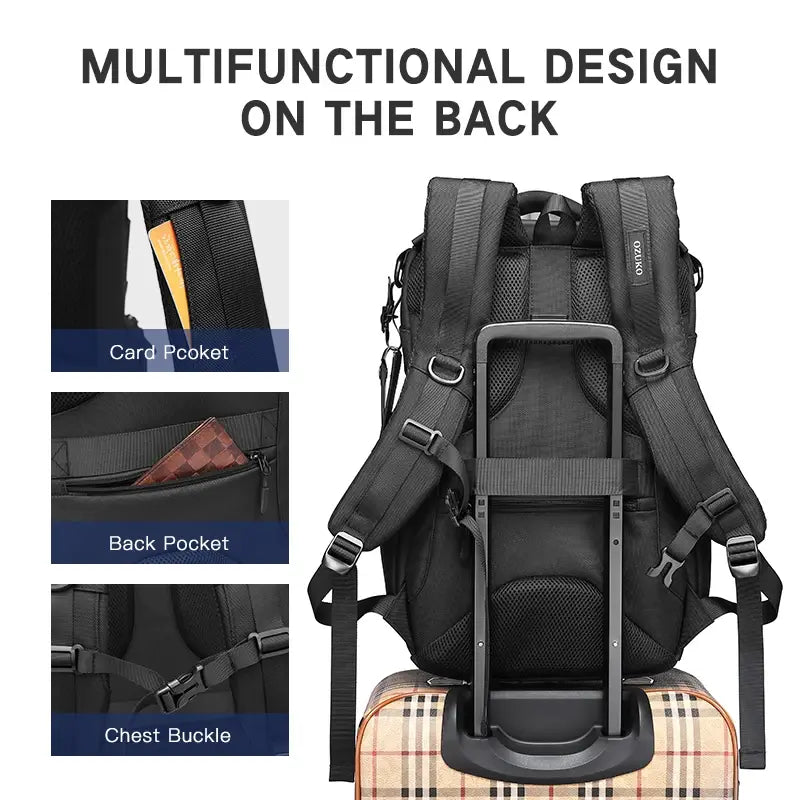 Multifunction Waterproof Laptop Backpack for Men