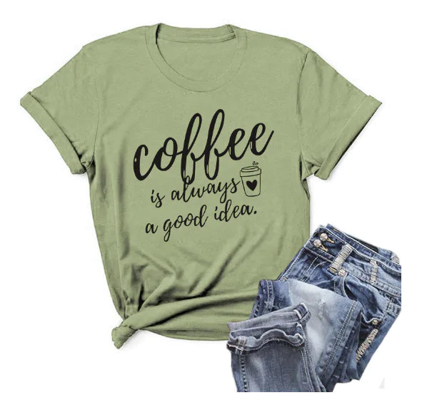 قمصان مضحكة مكتوب عليها Mama Needs Coffee