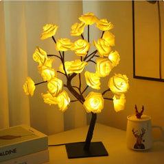 Romantic Rose Tree Lamp – Bedroom Decorative Light