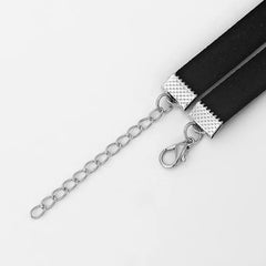 قلادة تشوكر على شكل جمجمة الغراب وطائر