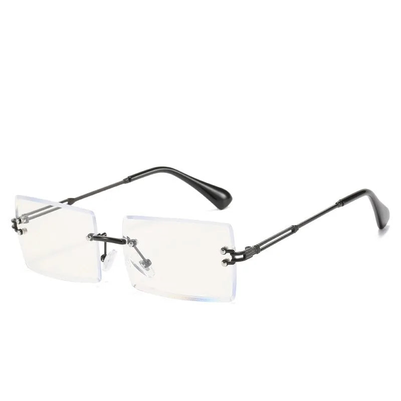 2020 Unisex Anti Blue Rays Computer Glasses: Rimless Blue Light Coating Eyewear