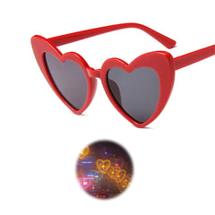 Love Special Effect Heart-shaped Glasses