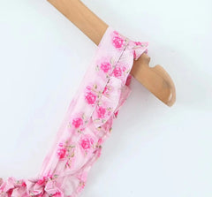 Boho Inspired Cotton Pink Floral